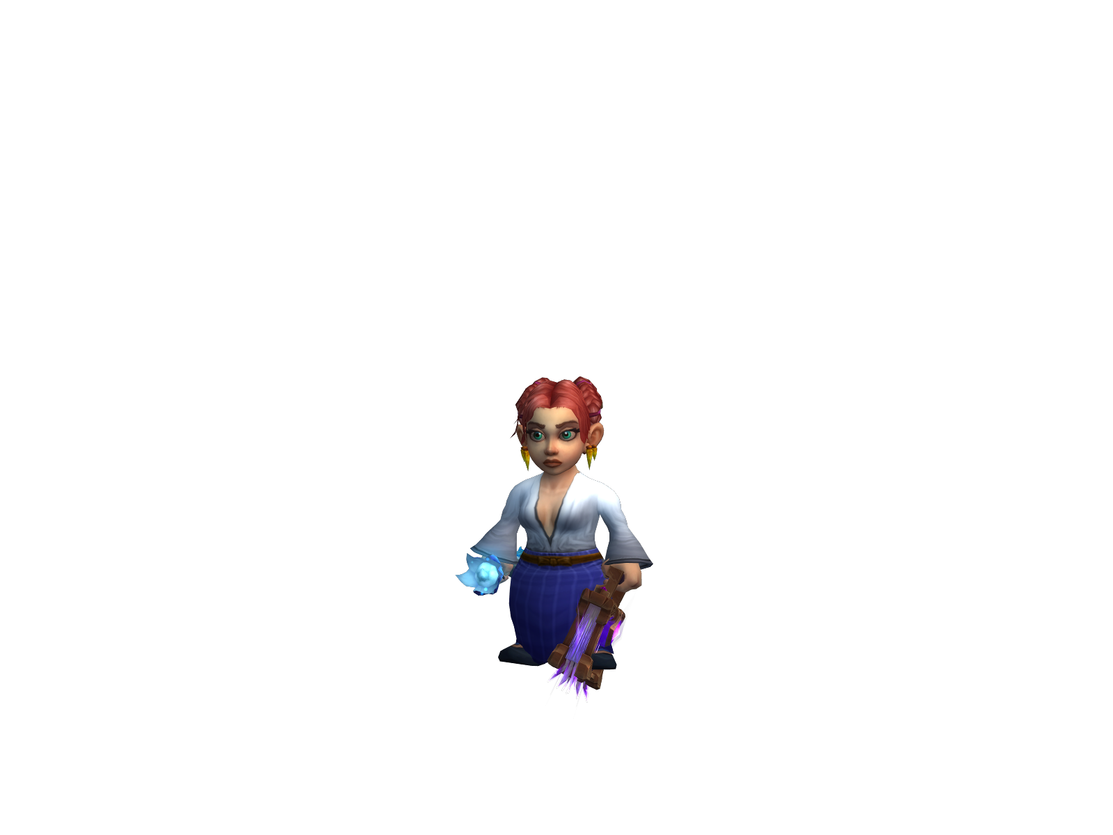Cuttysarky 3D character render