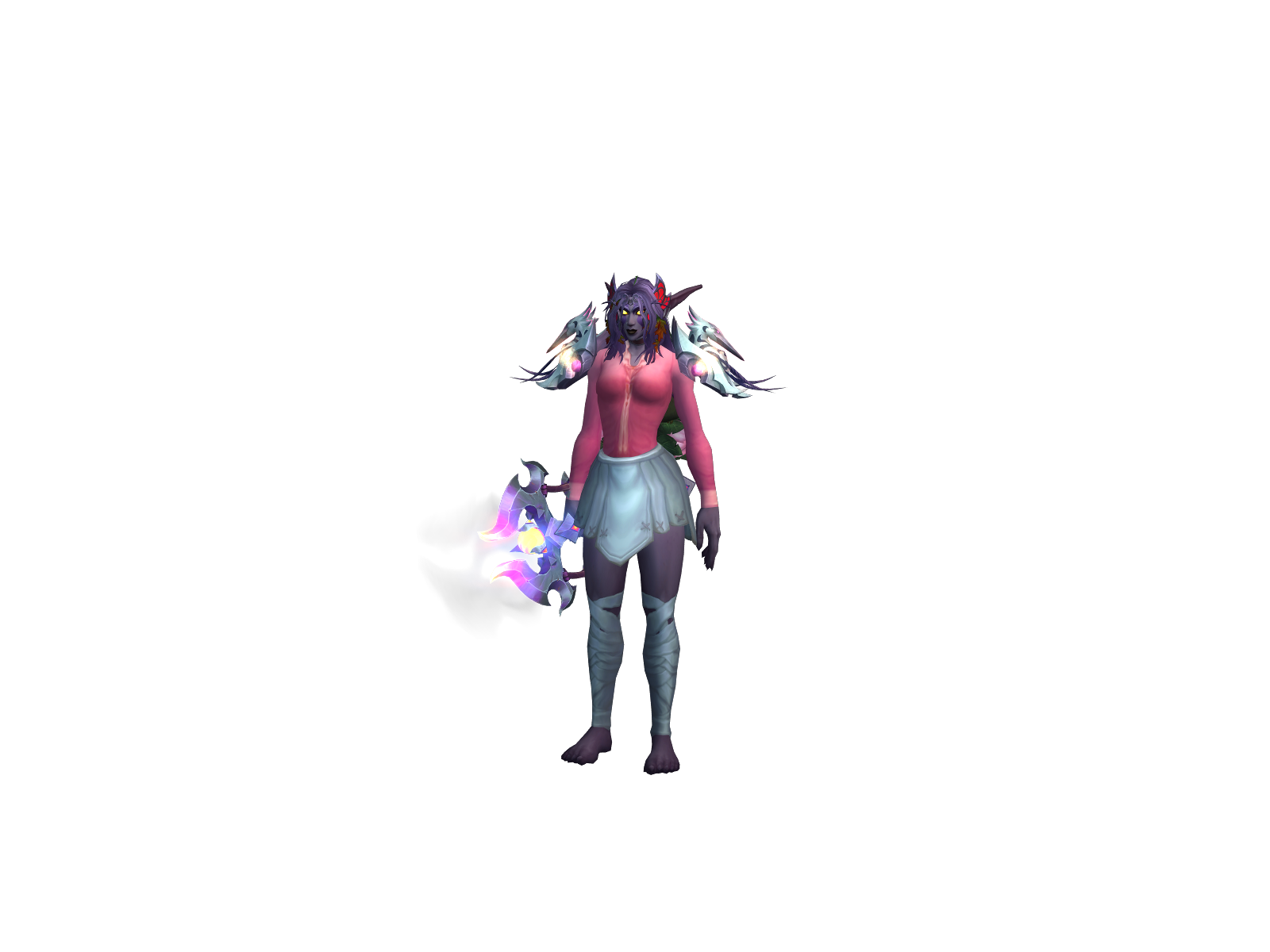 Elysariah 3D character render
