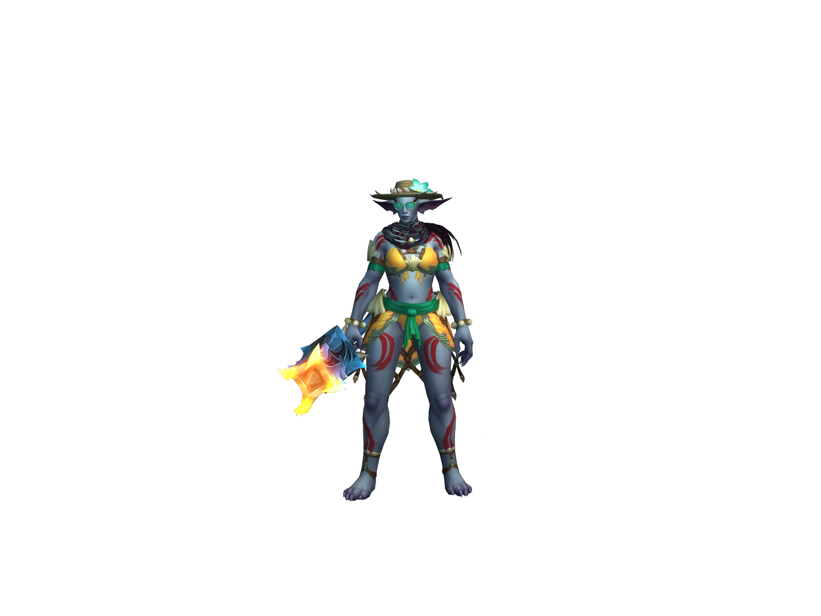 Shilldruid 3D character render