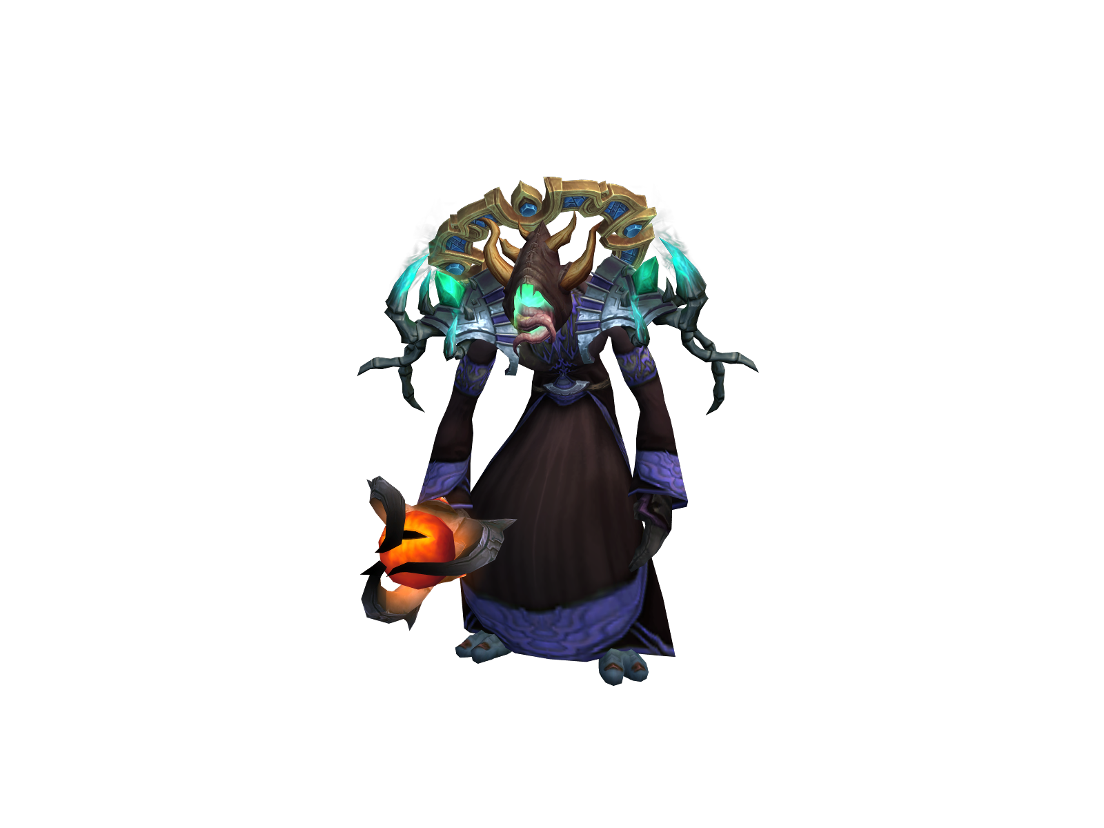 Tezcatliali 3D character render