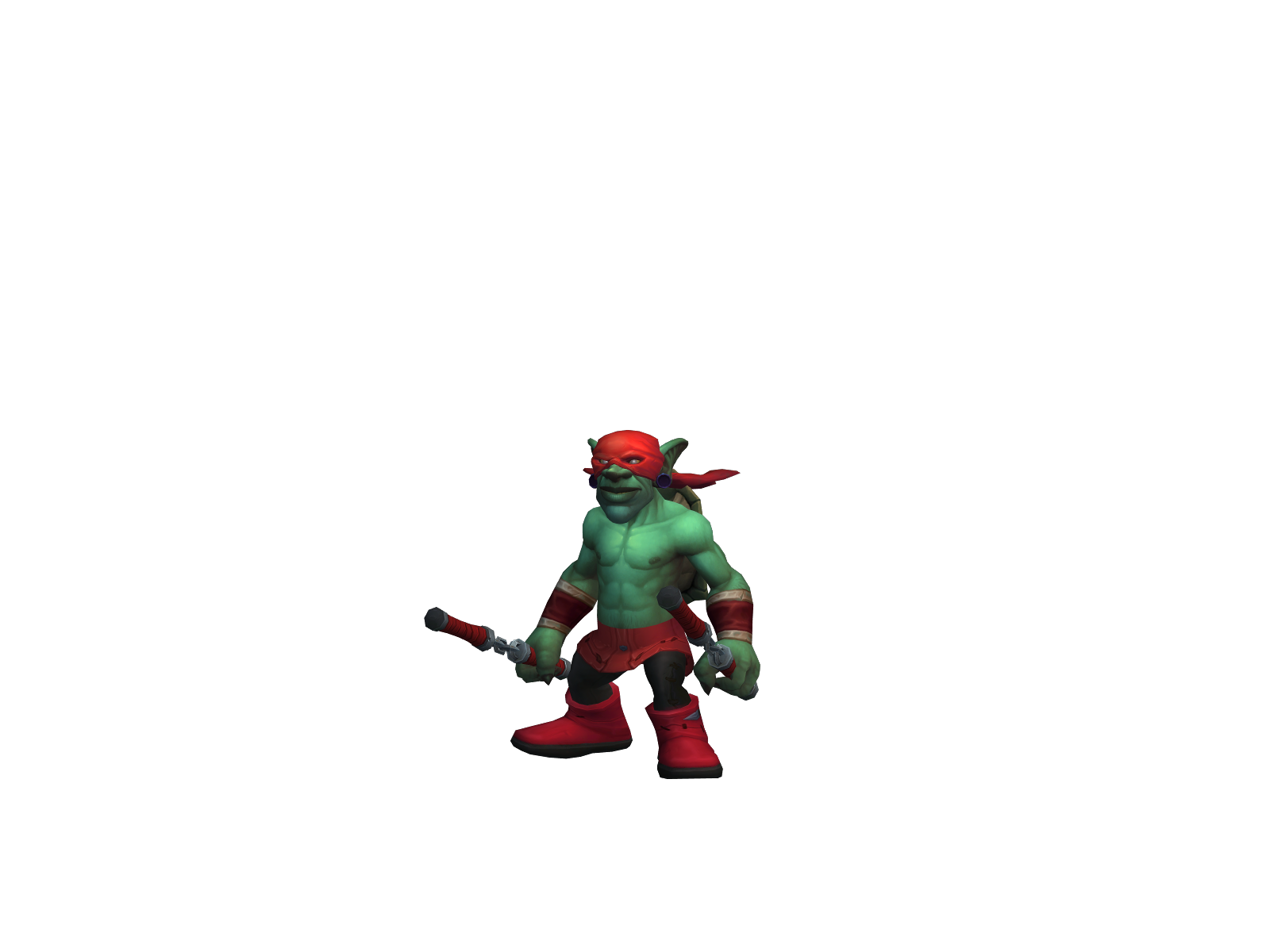 Puffyes 3D character render