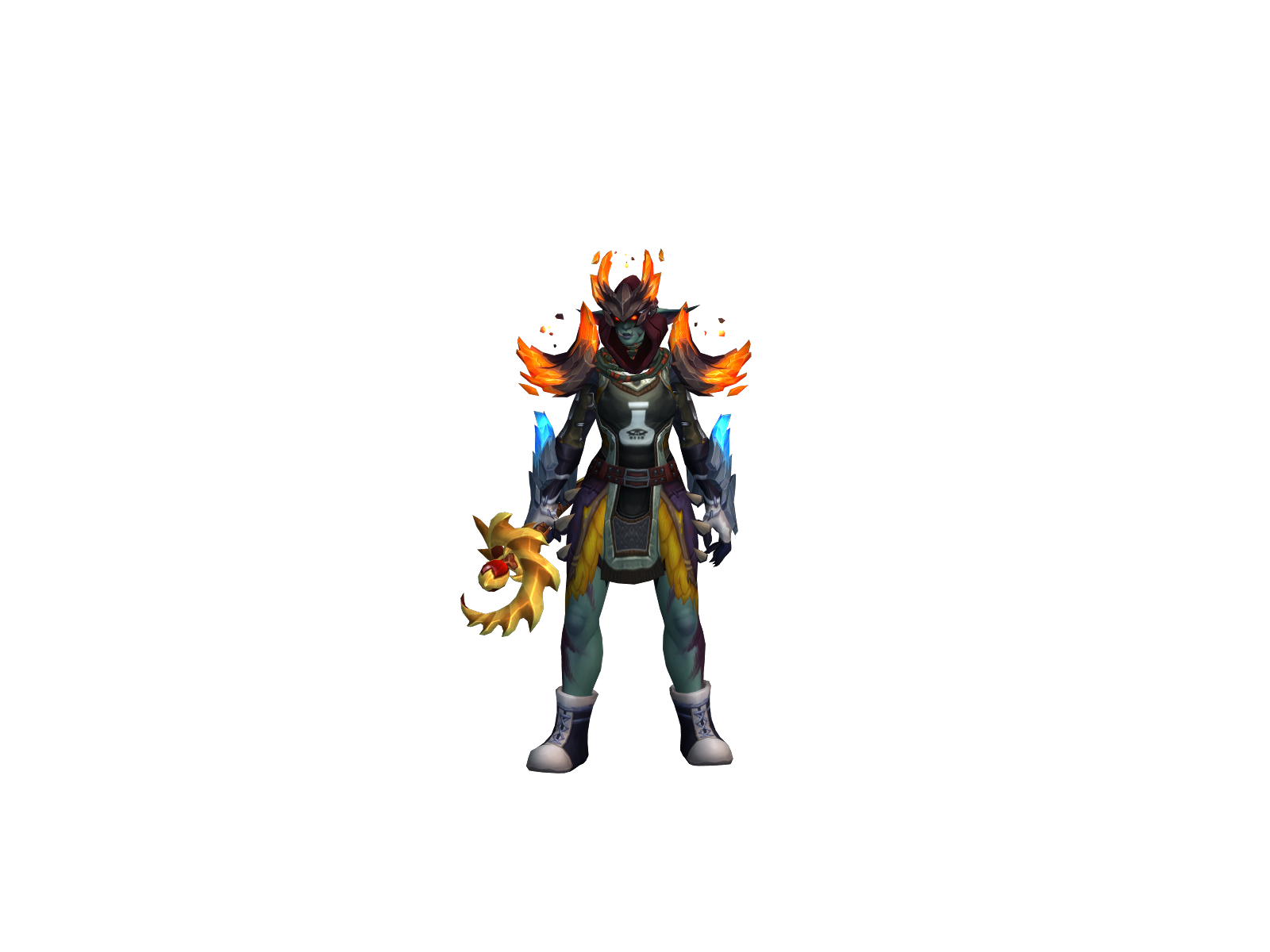 Truckbroke 3D character render
