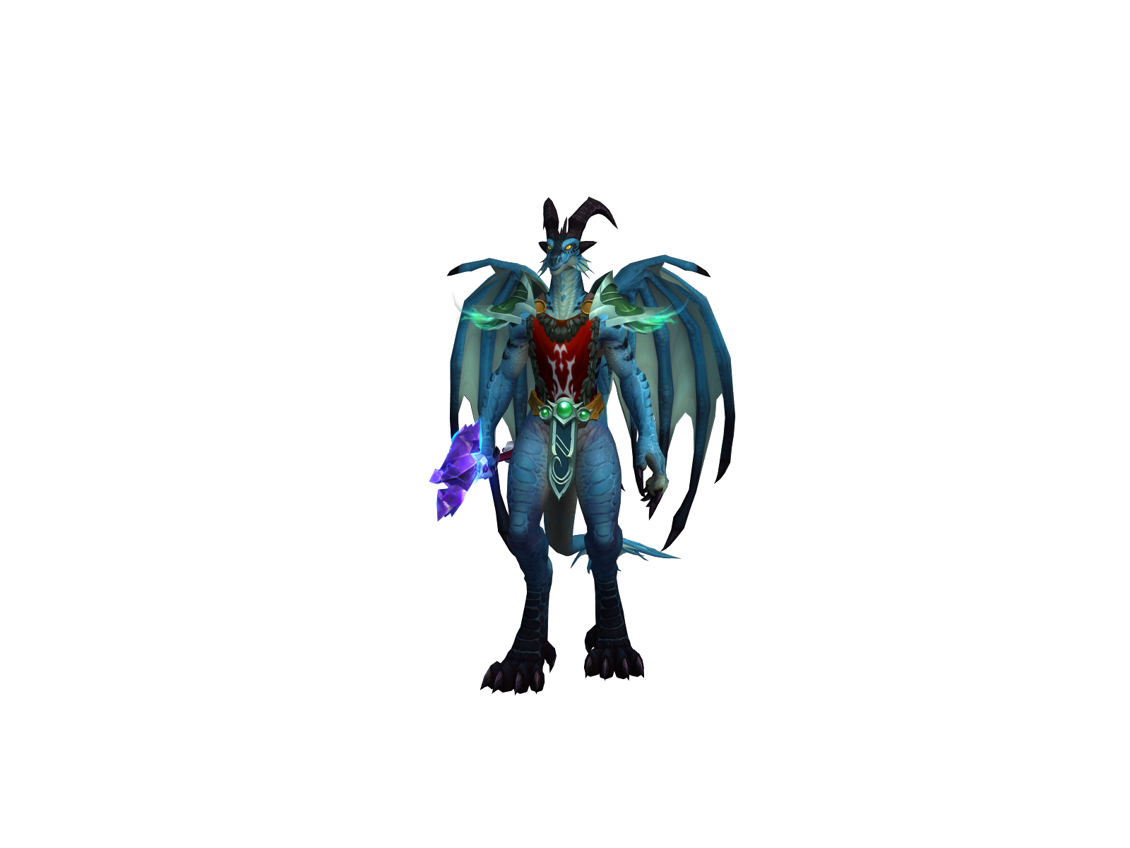 Mehniatail 3D character render