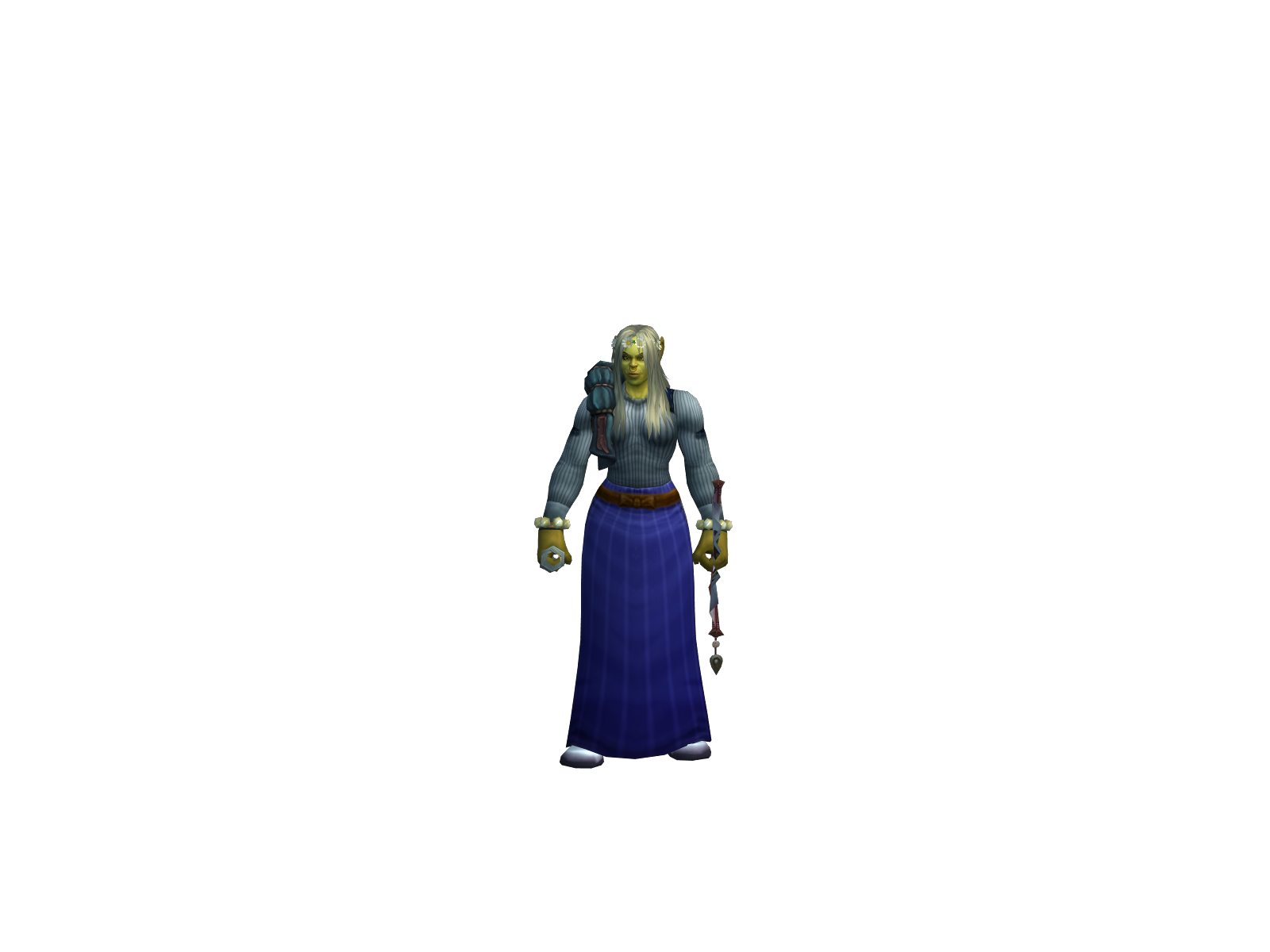 Ouzzy 3D character render