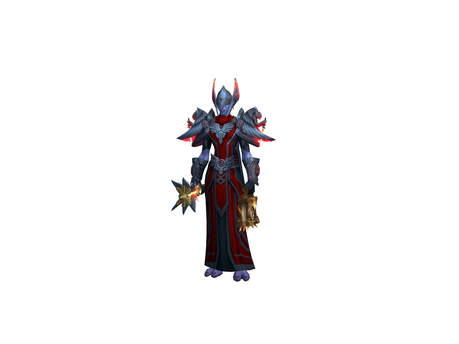 Psicrow 3D character render
