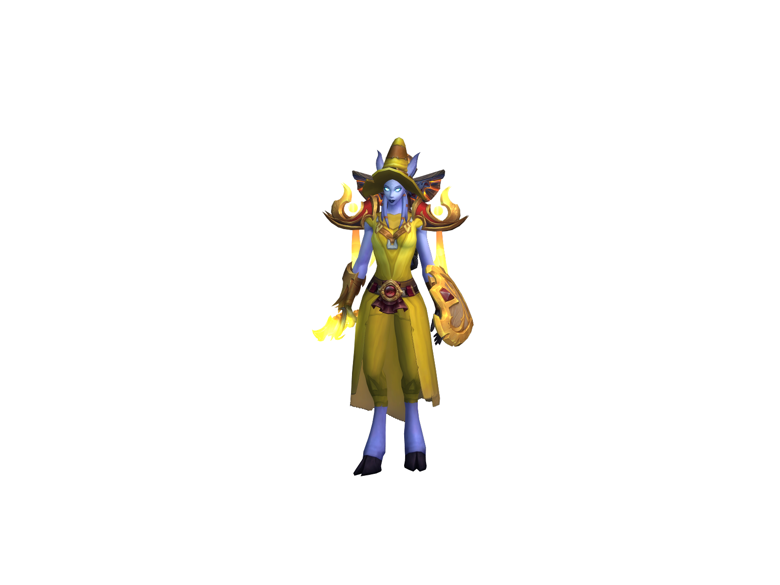 Rainbowfish 3D character render