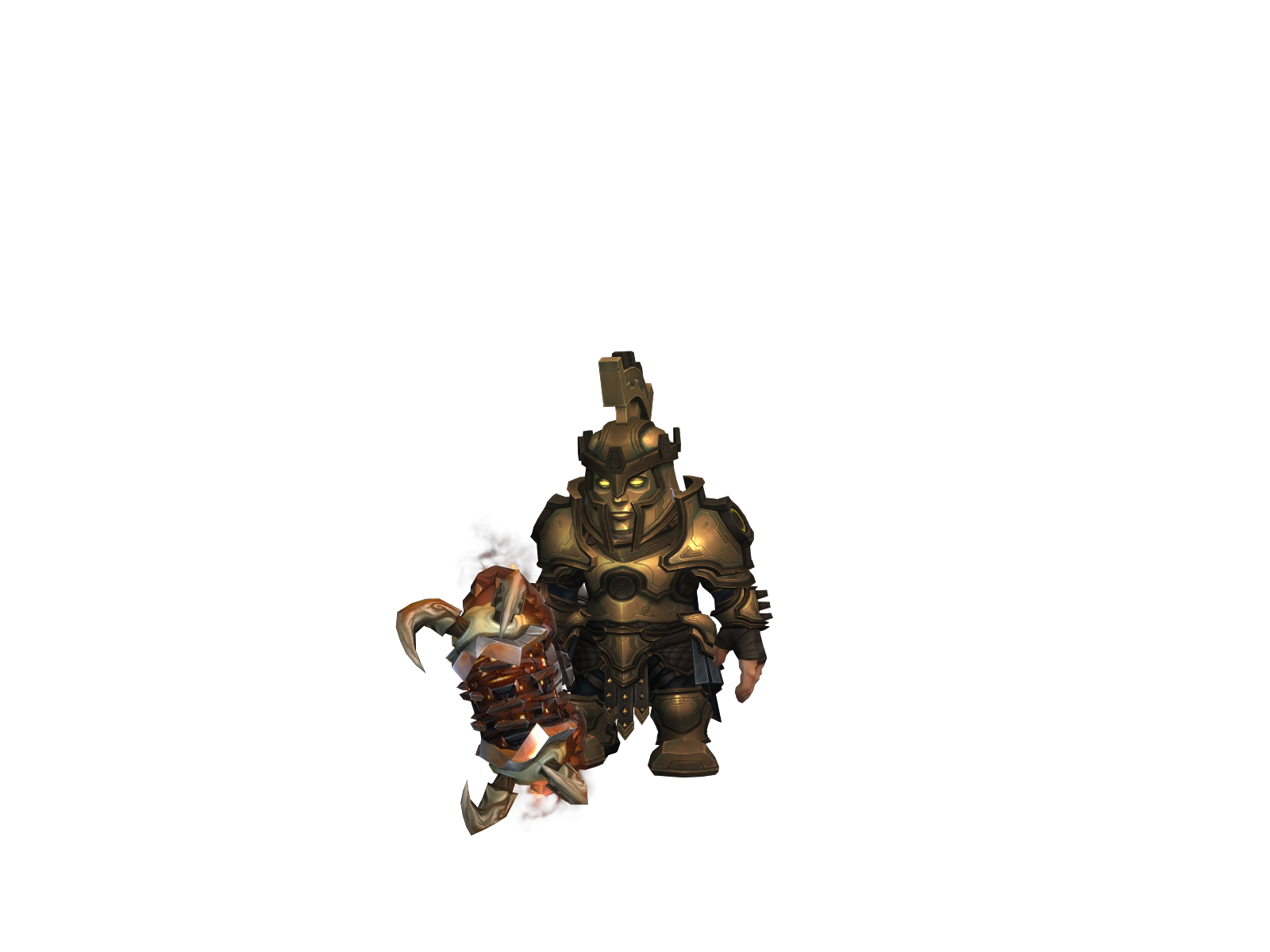 Krohan 3D character render