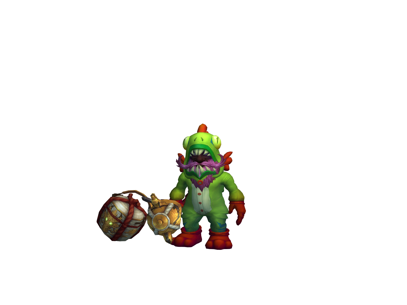 Freakykarate 3D character render