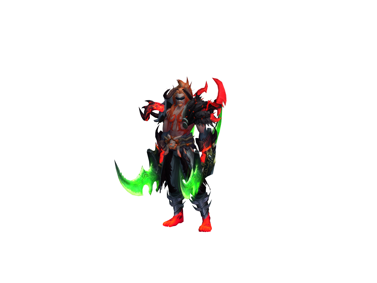 Illiduang 3D character render
