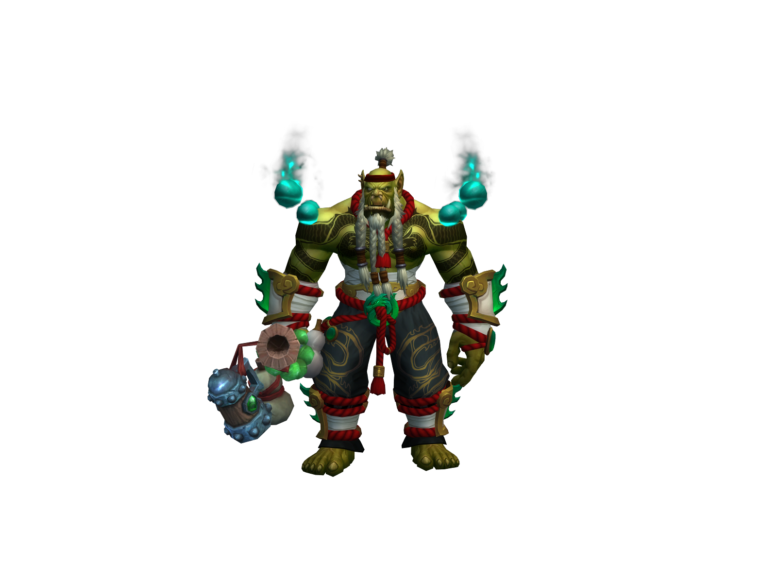 Nuckchorris 3D character render