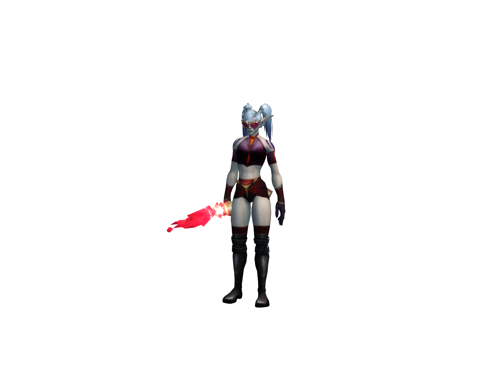 Galadreile 3D character render