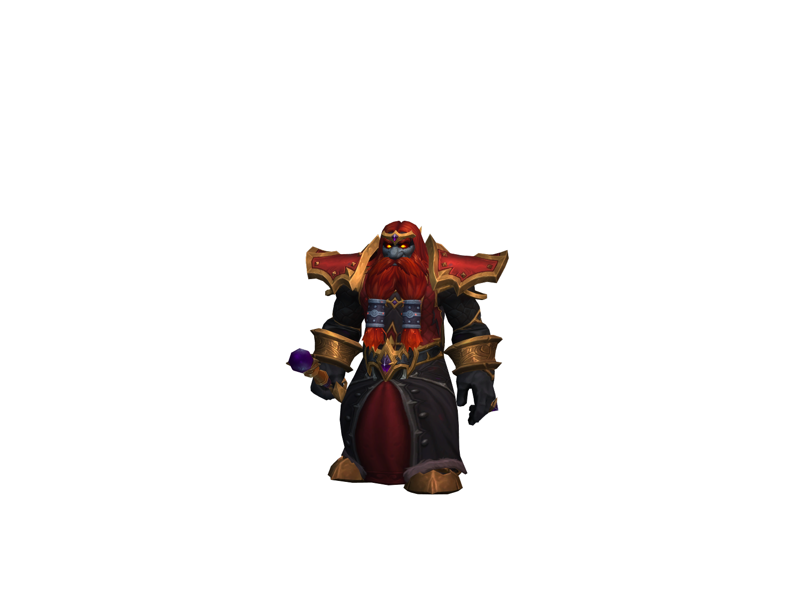 Pyroth 3D character render