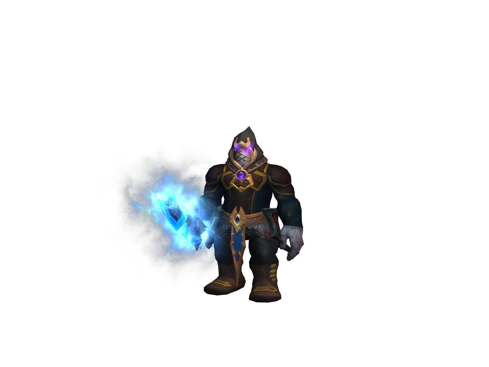 Blackshawl 3D character render