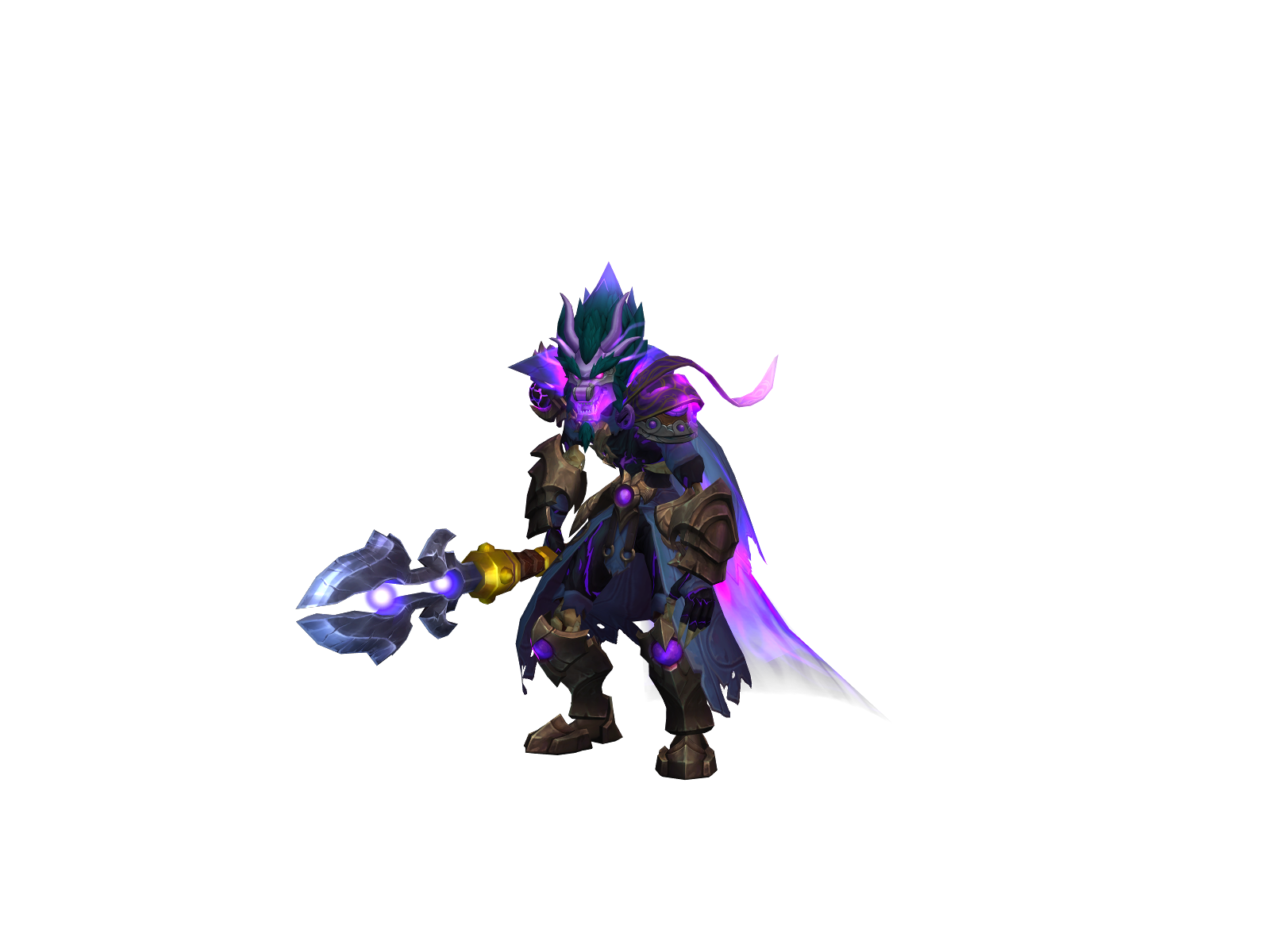 Hiken 3D character render