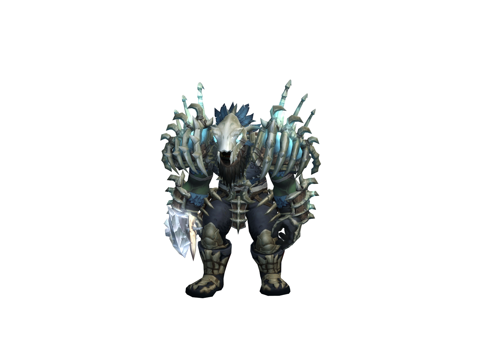 Gueso 3D character render