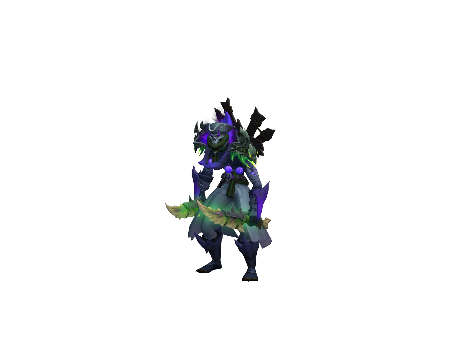 Deepbackshot 3D character render