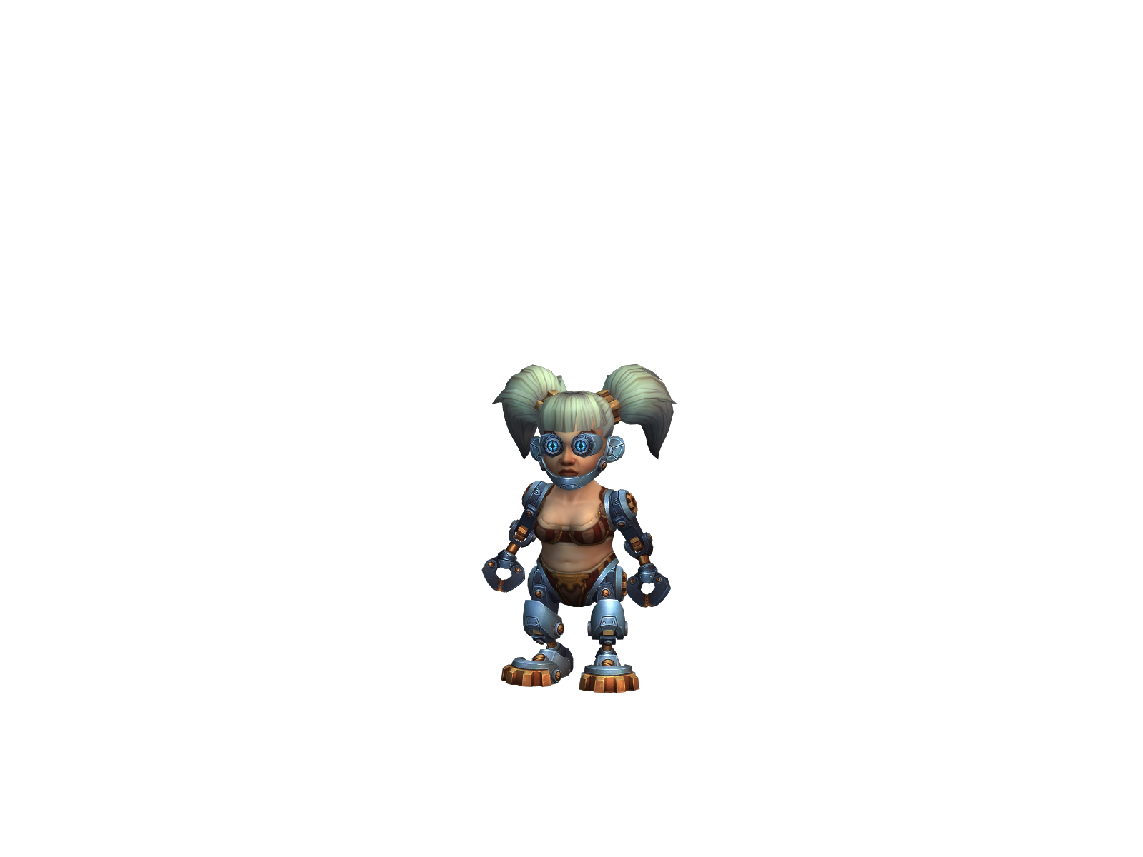 Sparkyambush 3D character render