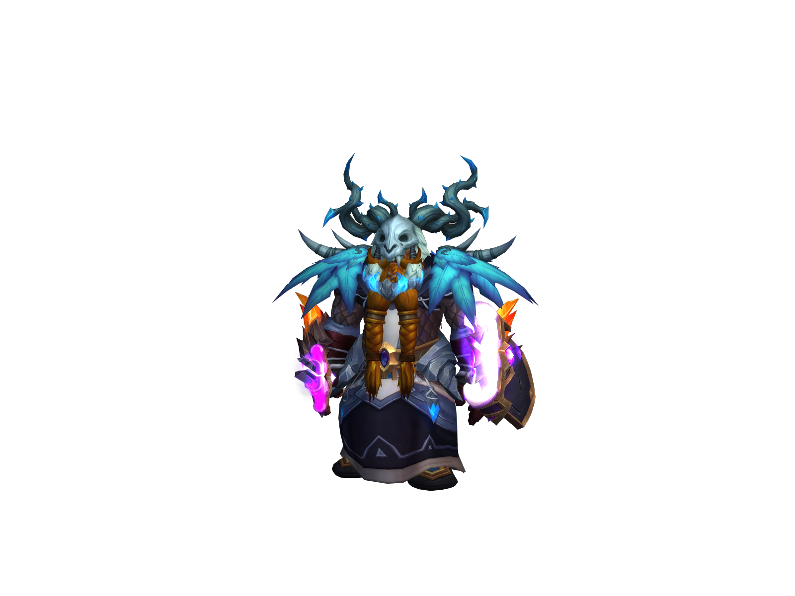 Highlands 3D character render