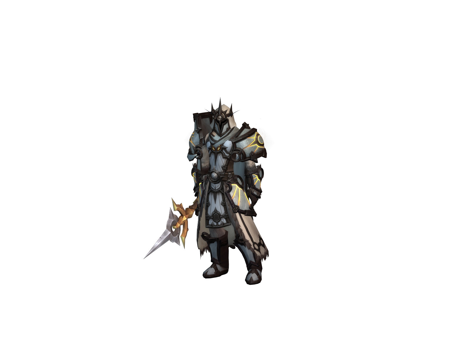 Gigabelf 3D character render
