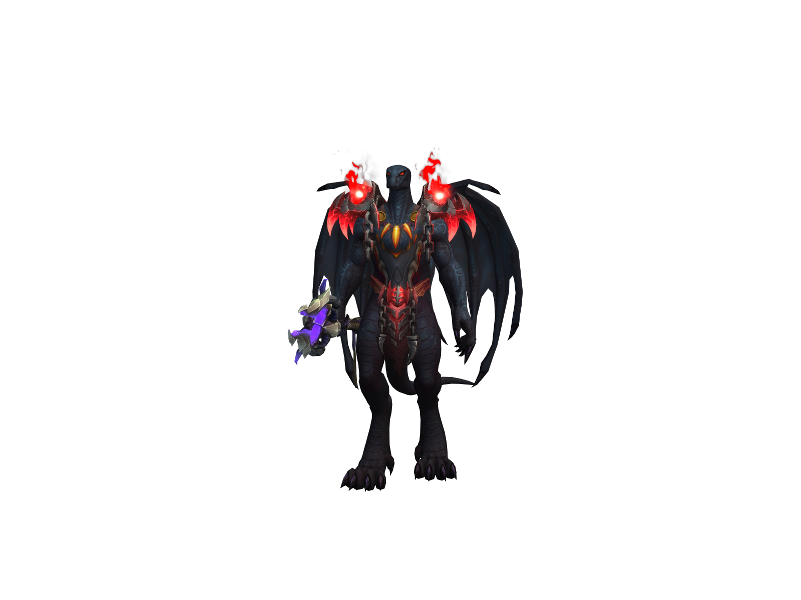 Shádöwdrägön 3D character render