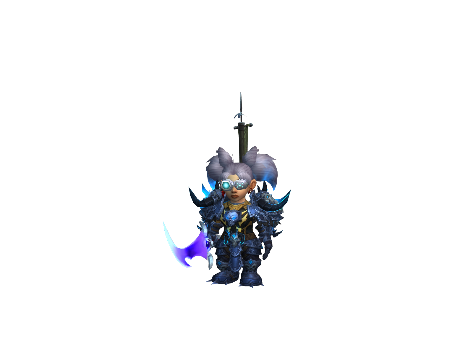 Aovics 3D character render