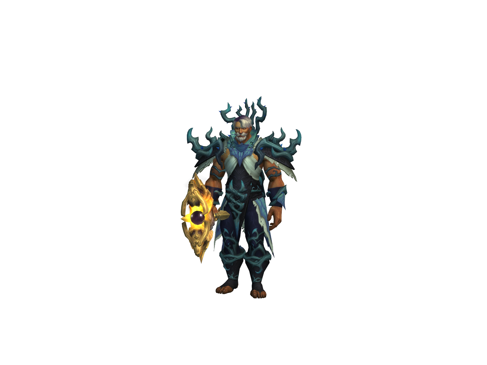 Burnpattern 3D character render
