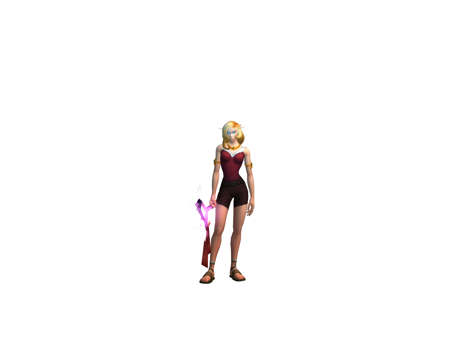 Asukaru 3D character render