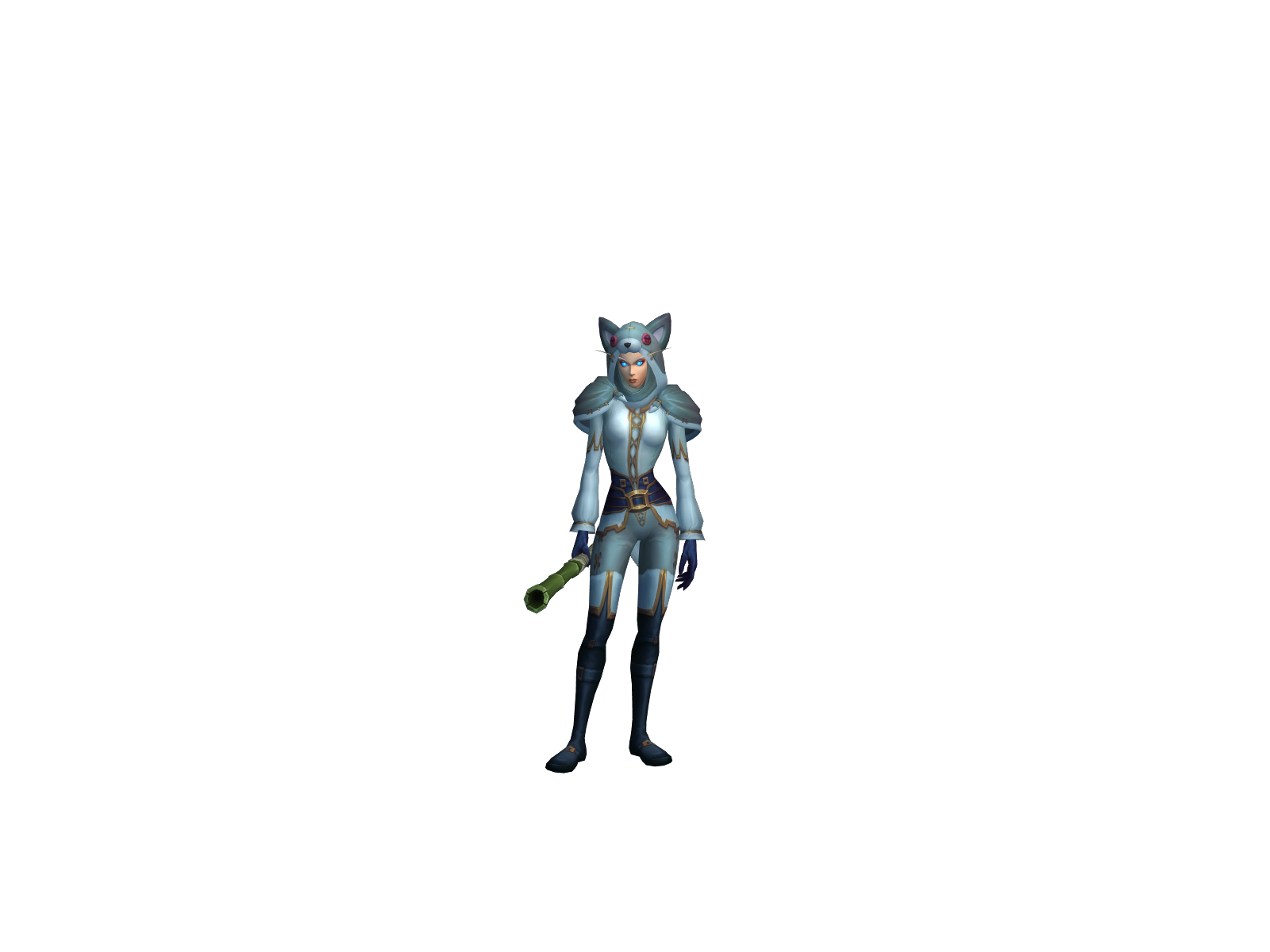 Aidrine 3D character render