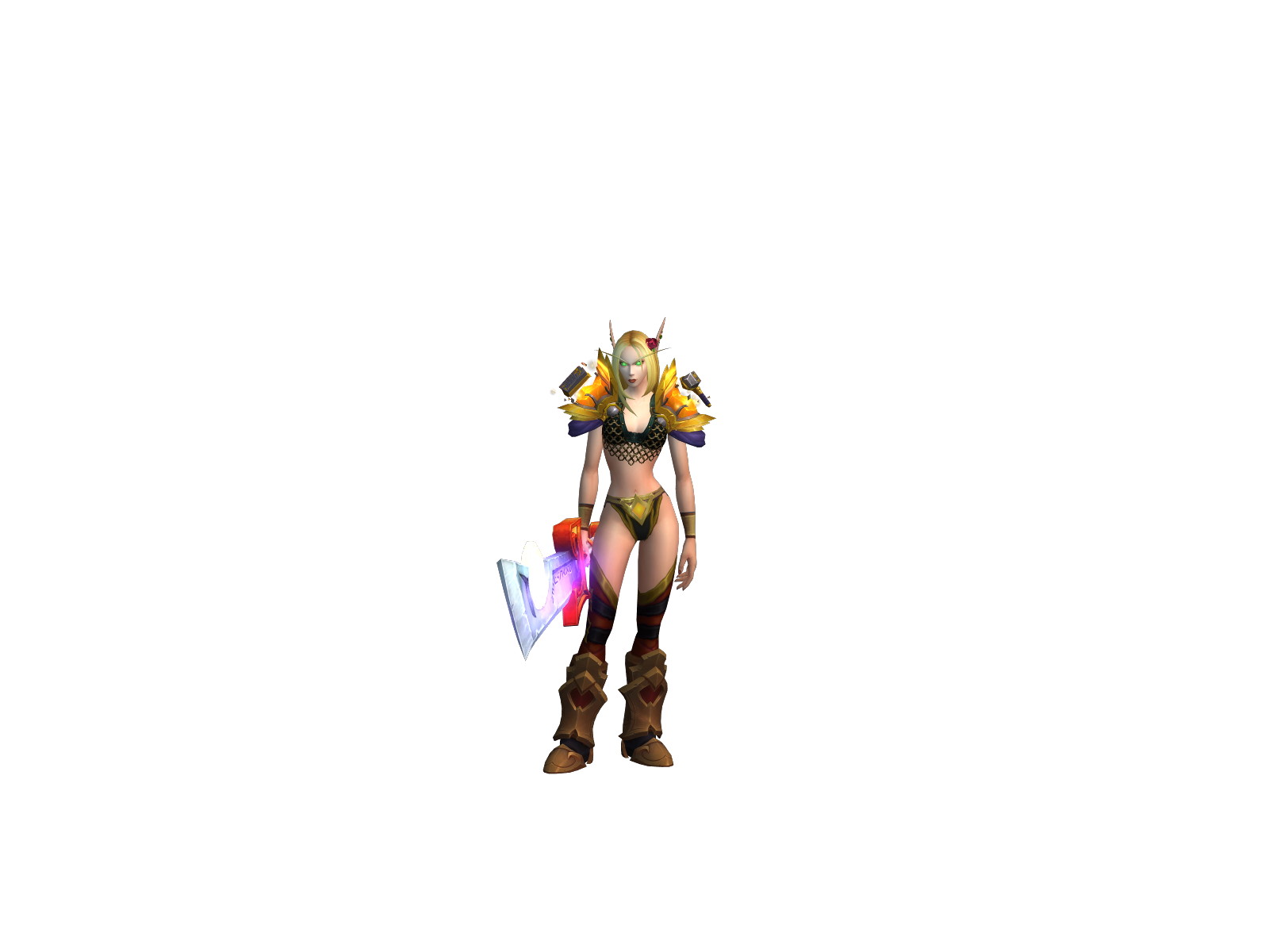 Triniteey 3D character render