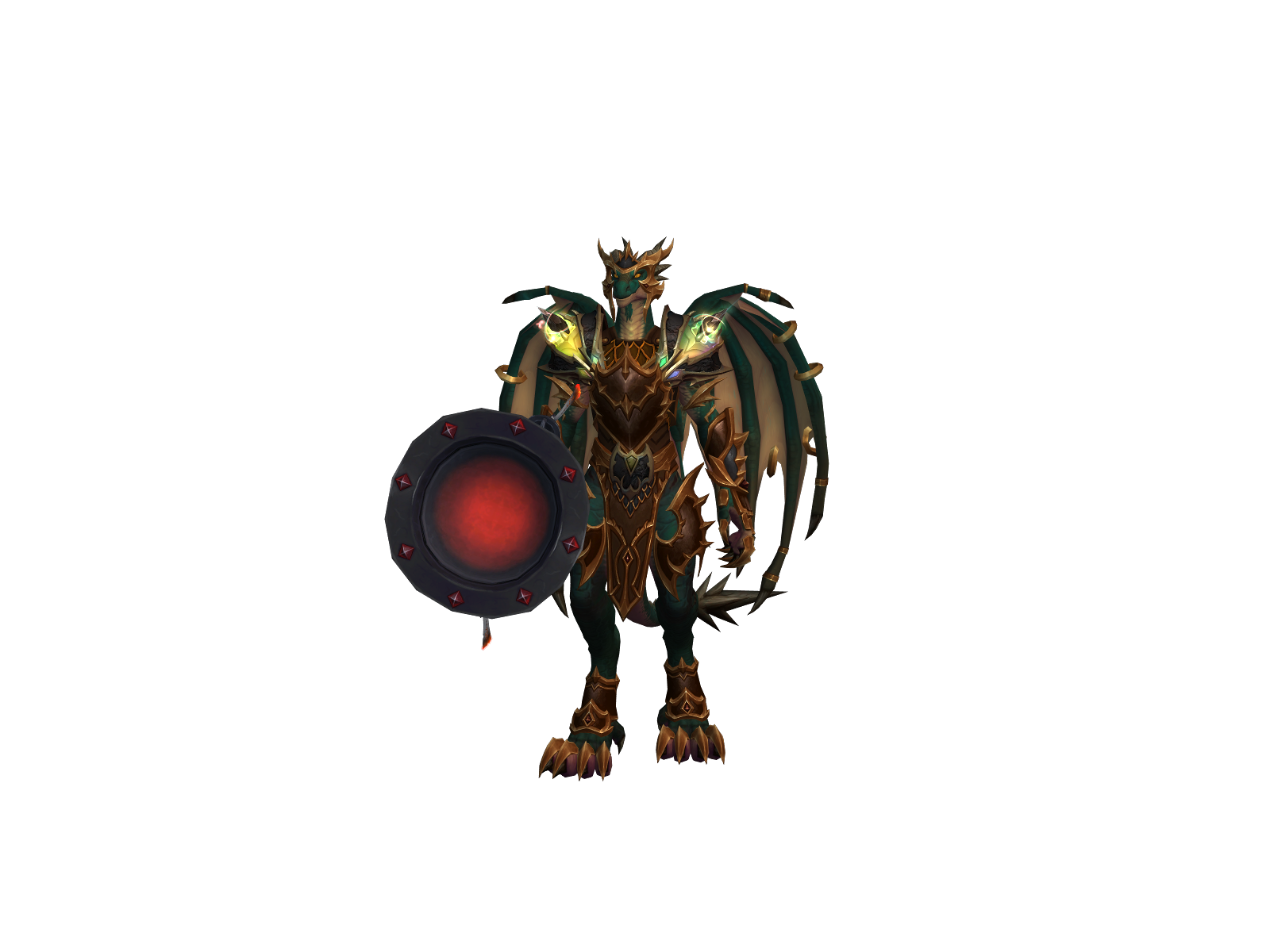 Drayag 3D character render