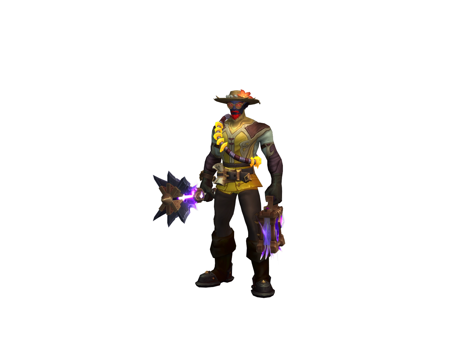 Omalu 3D character render
