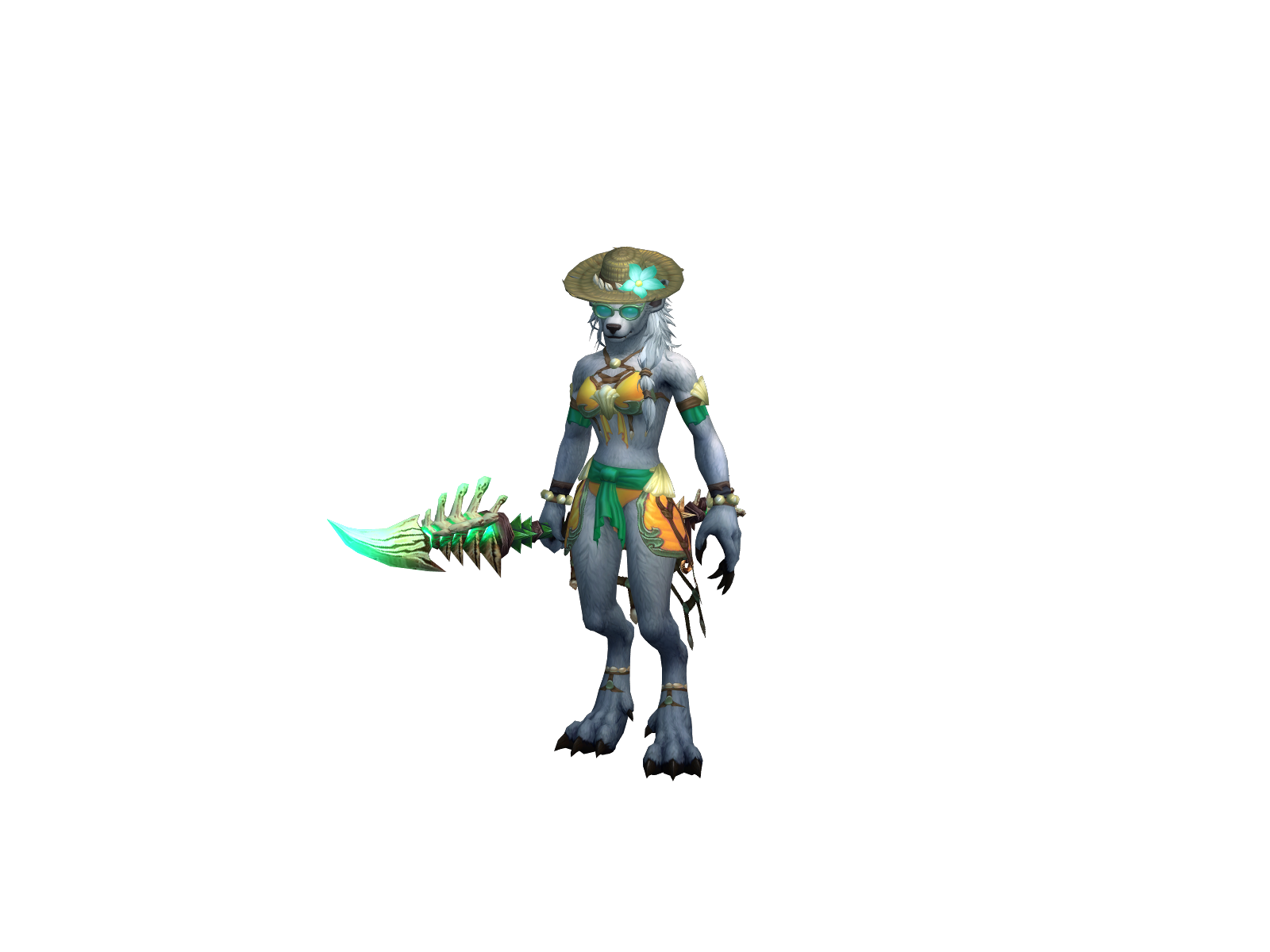 Unclepickle 3D character render
