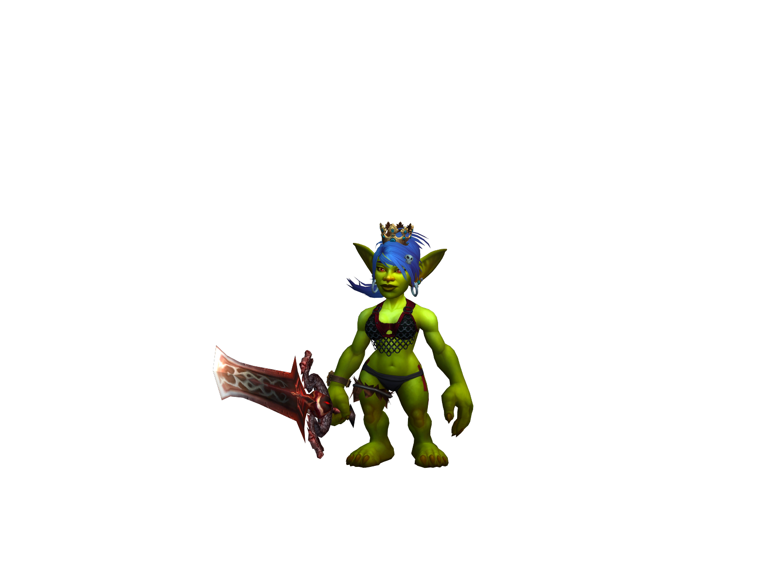 Ergalendon 3D character render