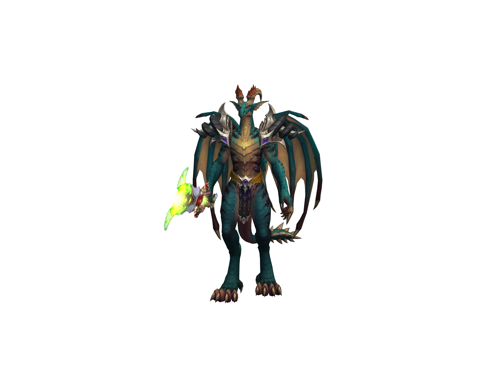 Algaro 3D character render