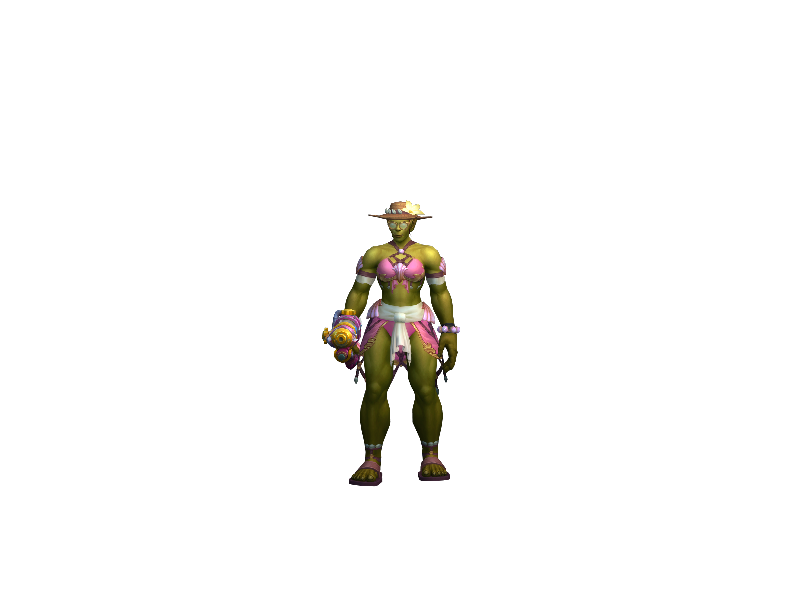 Sandieklaws 3D character render