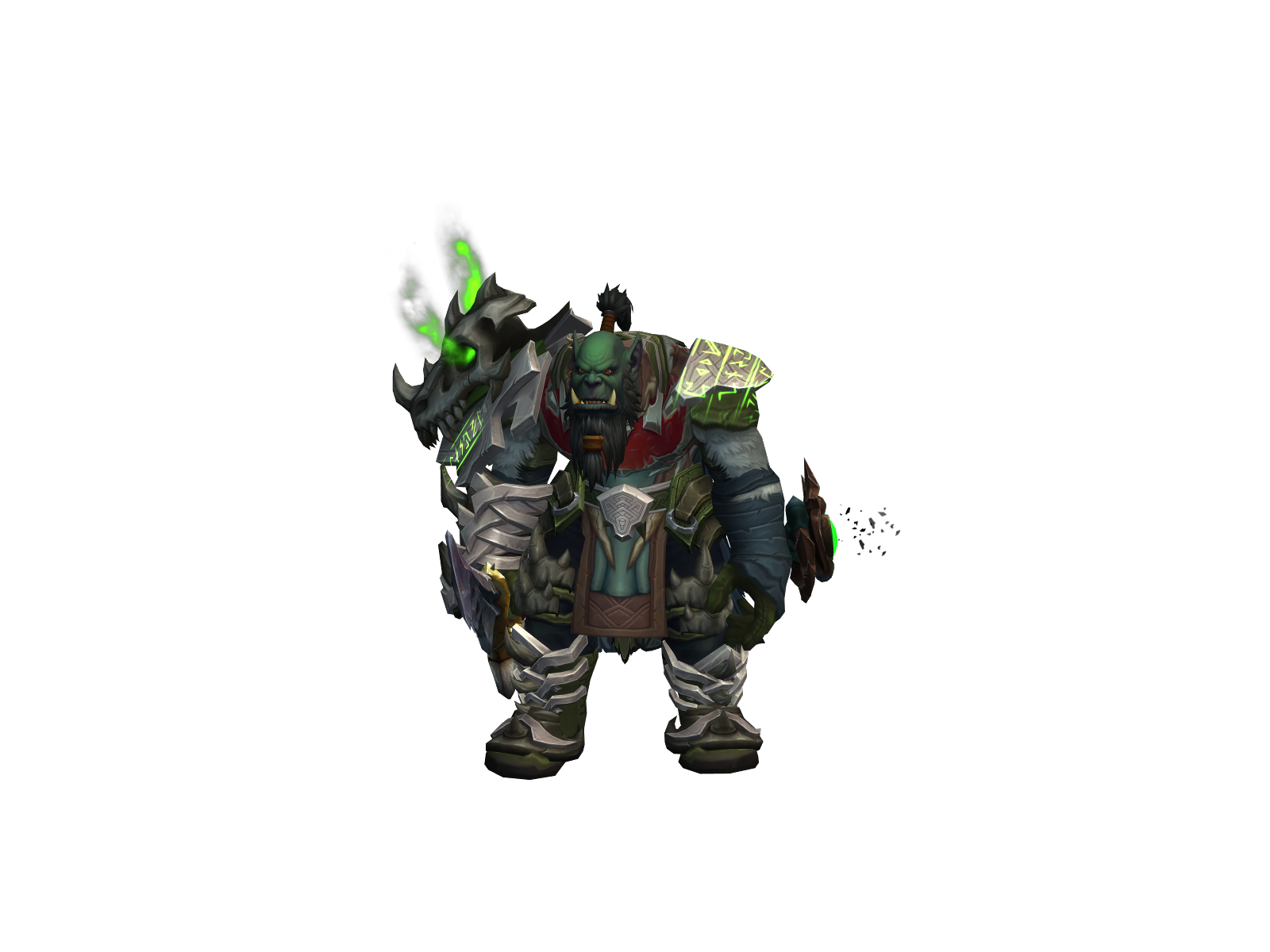 Evsho 3D character render