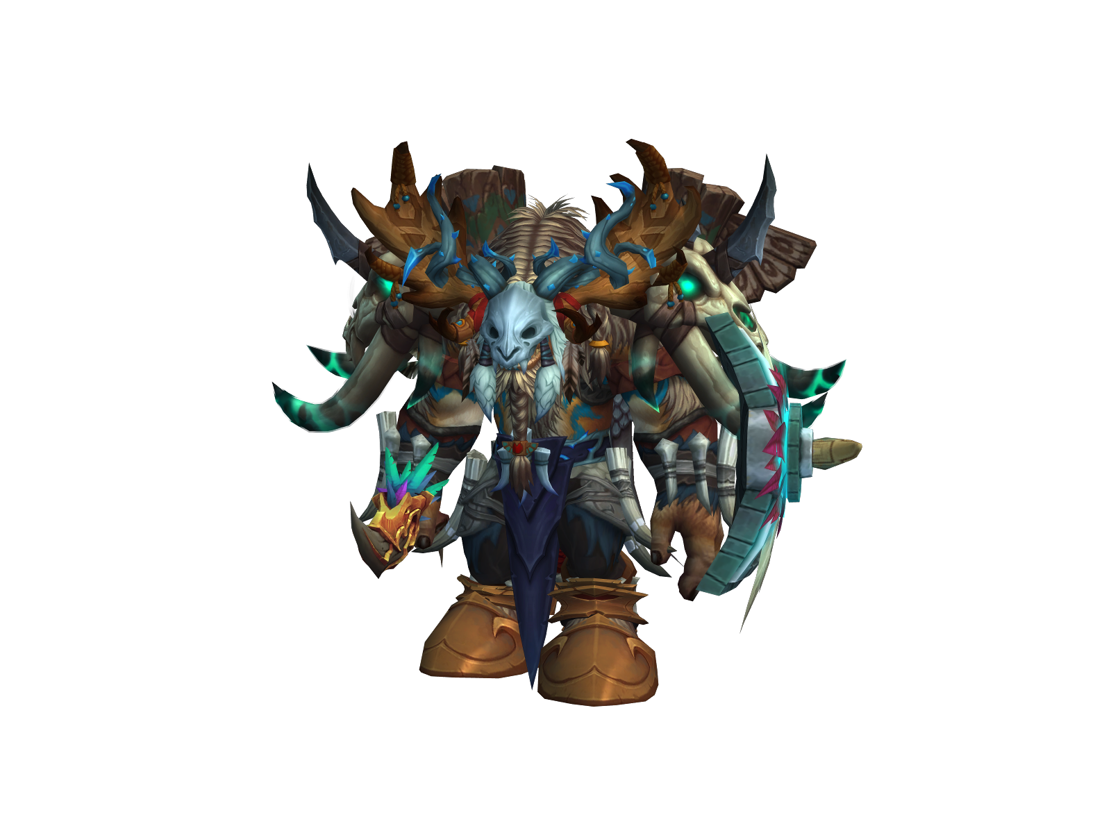 Moosemen 3D character render