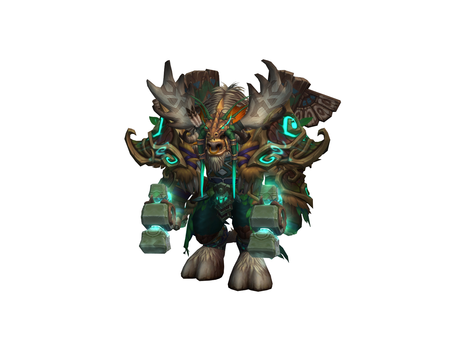 Thunðer 3D character render