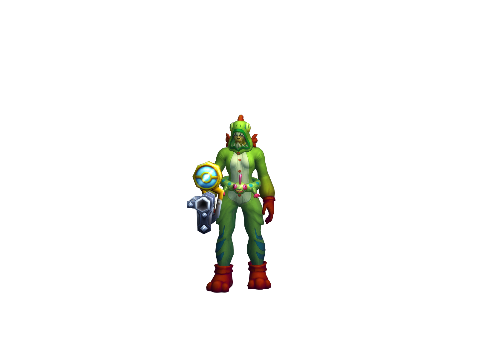 Pluckyx 3D character render