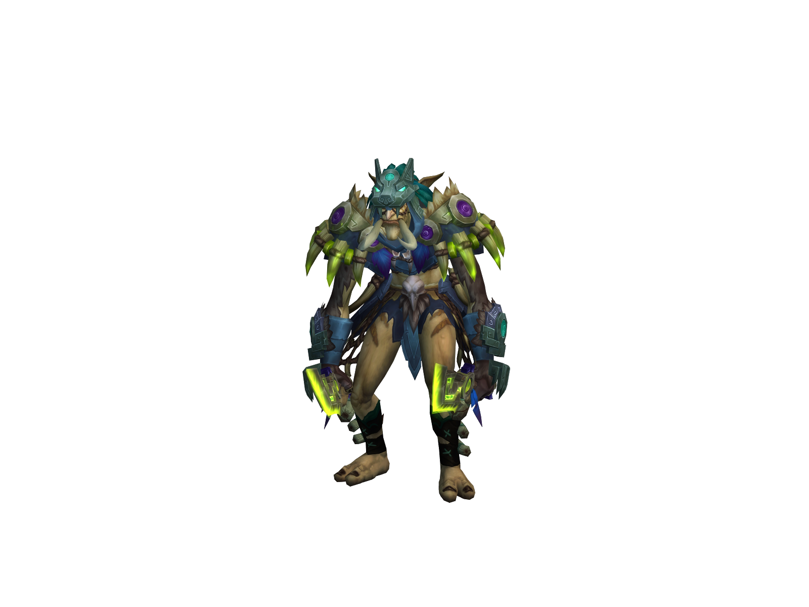 Sandsshadow 3D character render