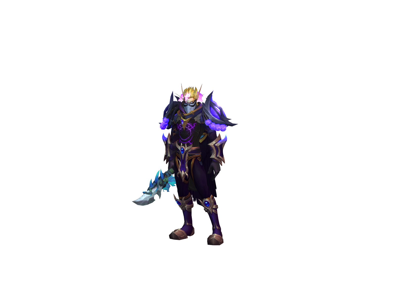 Thrillex 3D character render
