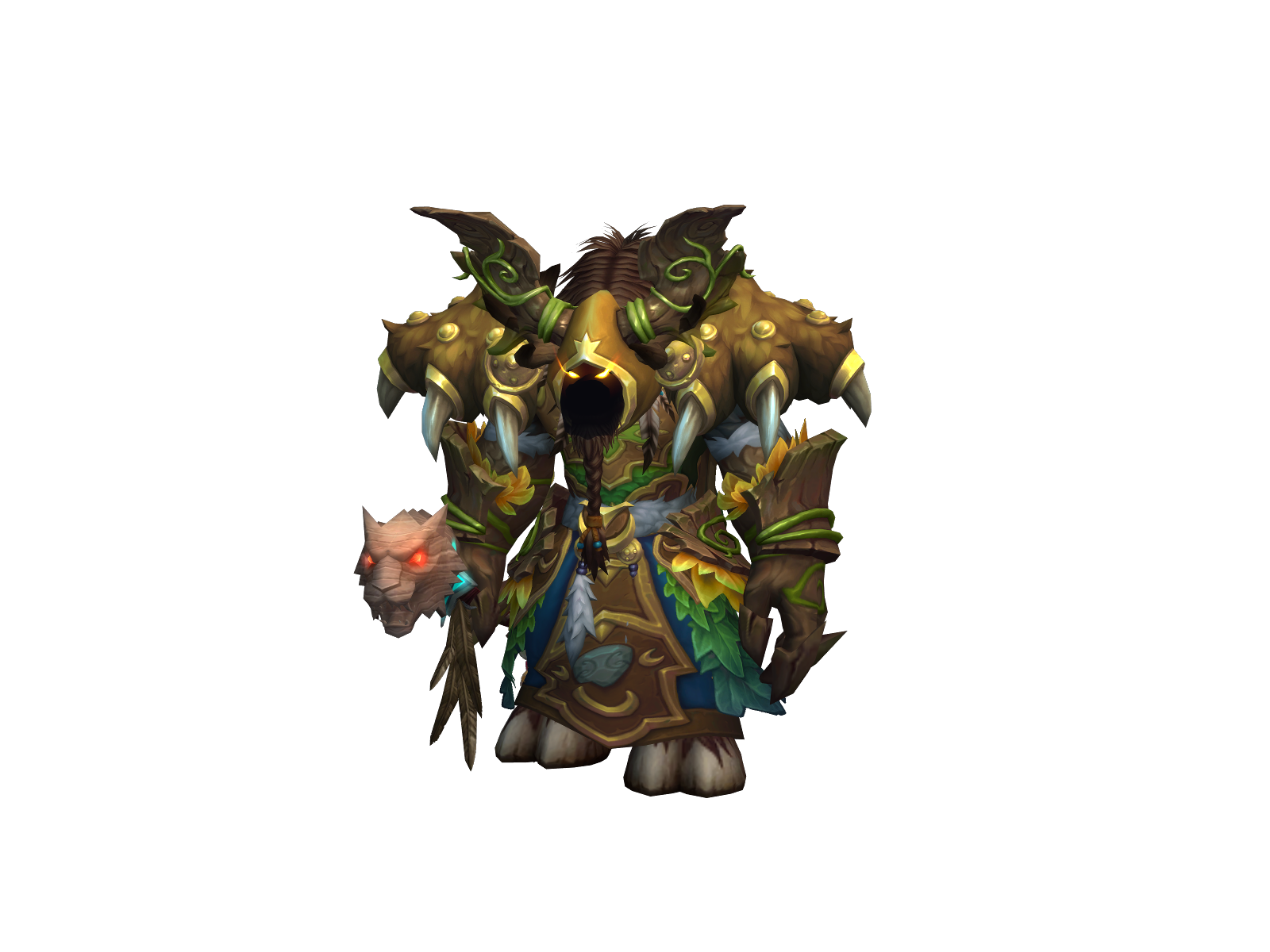Mukaakos 3D character render