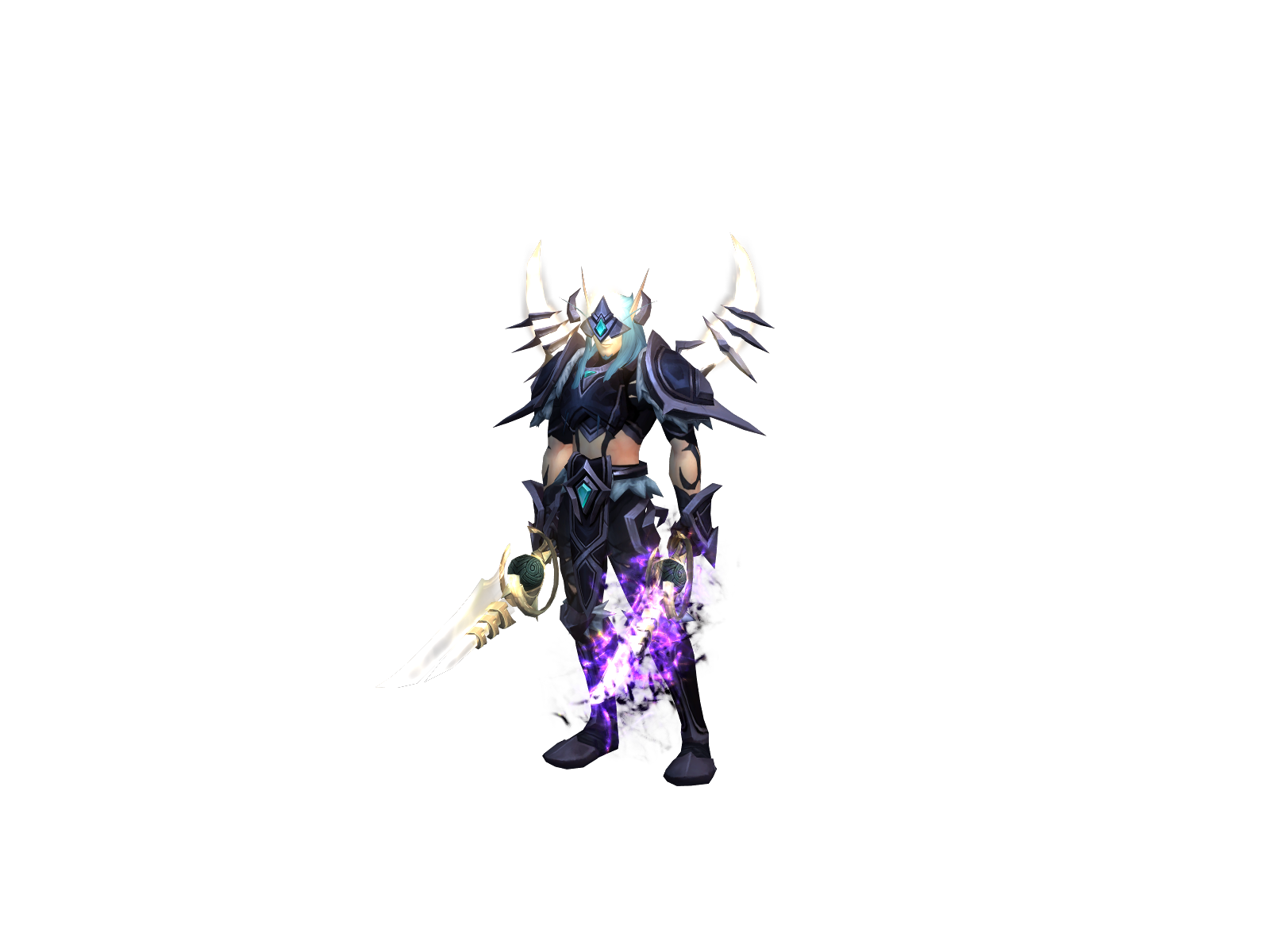 Lusterblade 3D character render