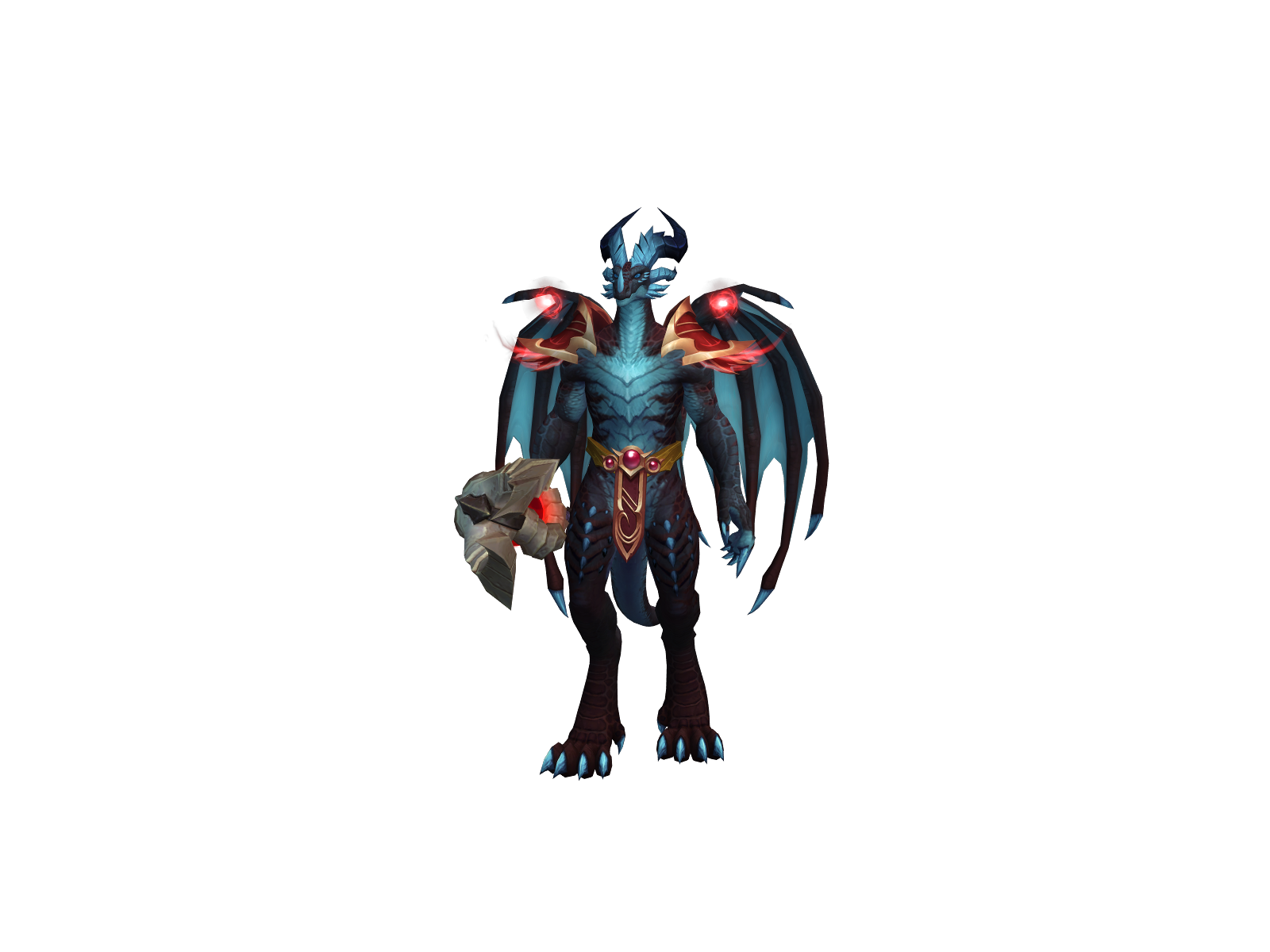 Mathdragun 3D character render