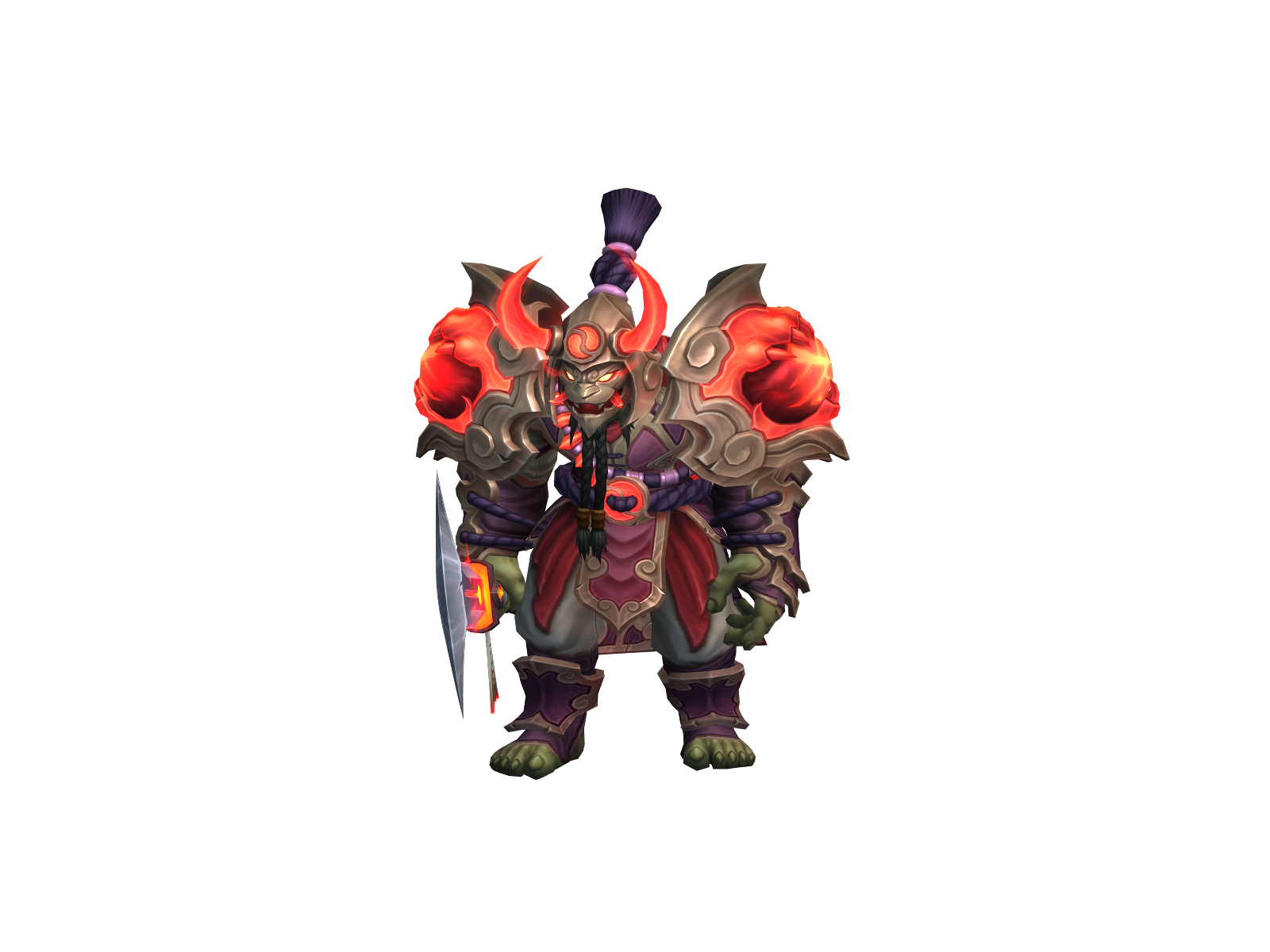 Origamihands 3D character render