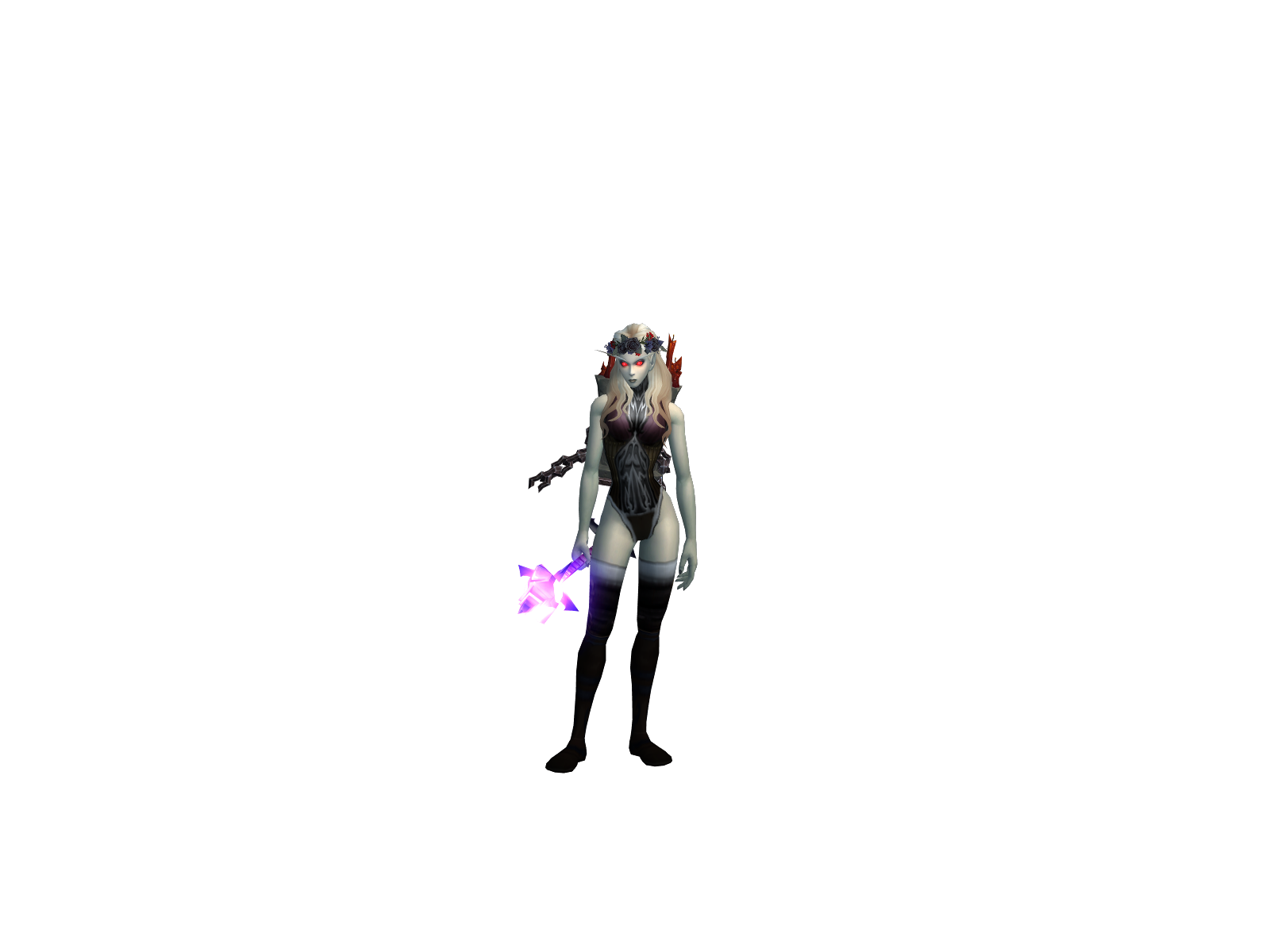 Aorora 3D character render