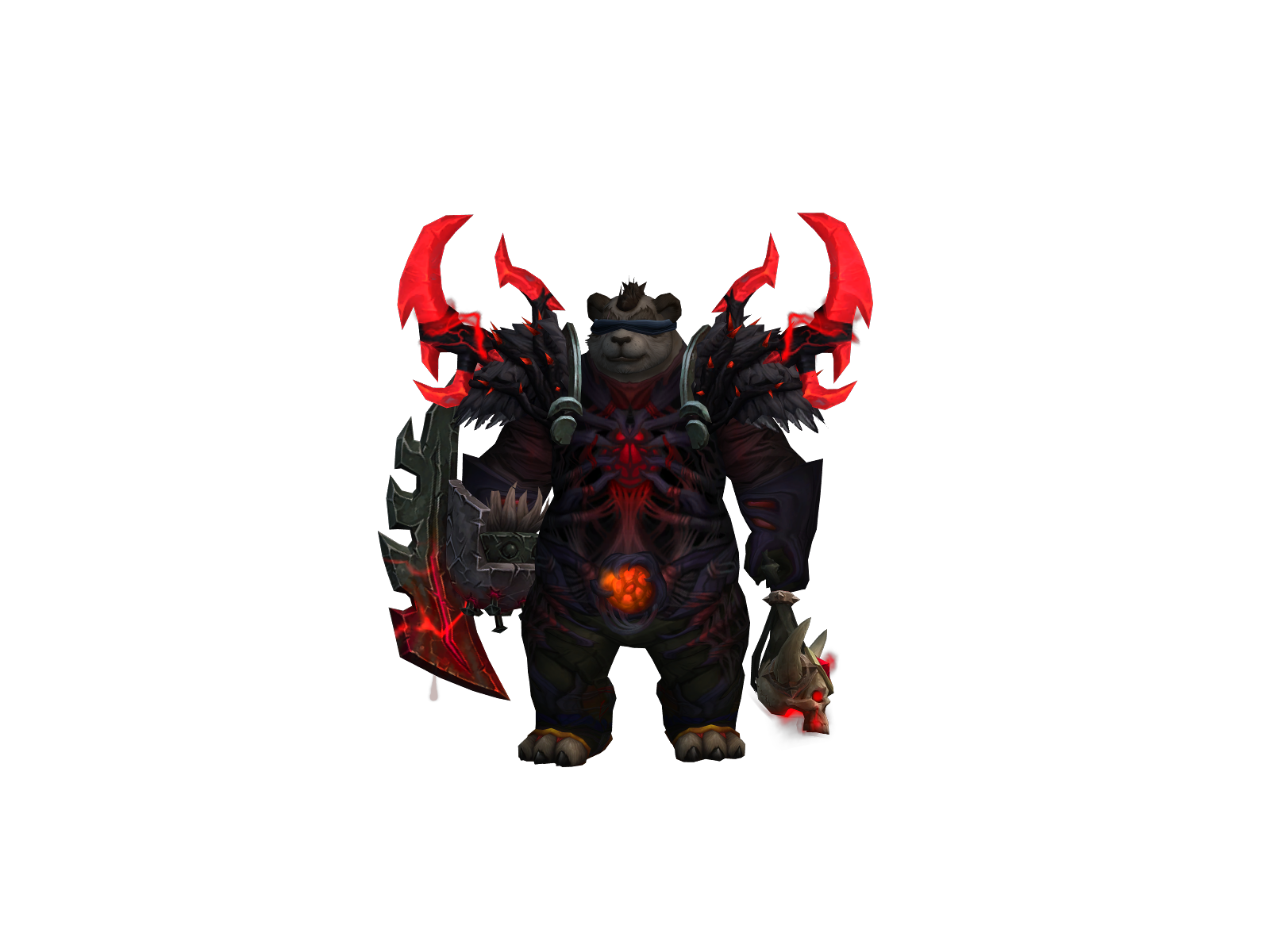 Billyfists 3D character render