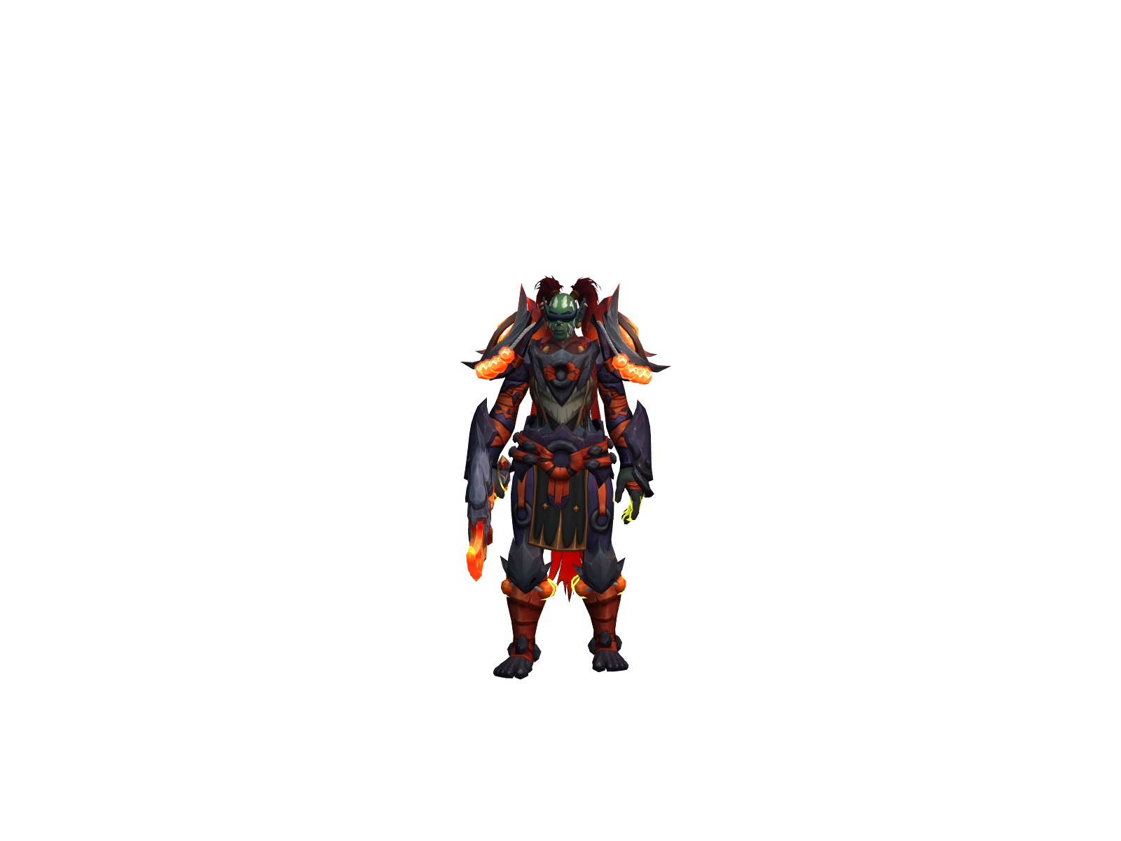 Nevertilted 3D character render