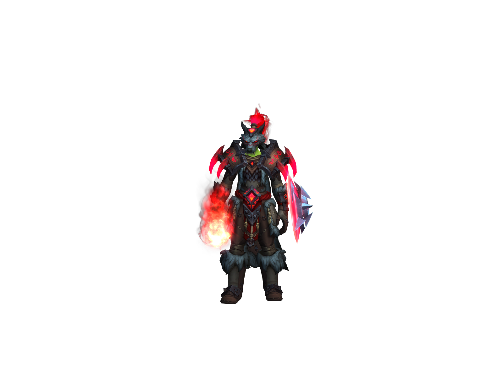 Tyrioná 3D character render