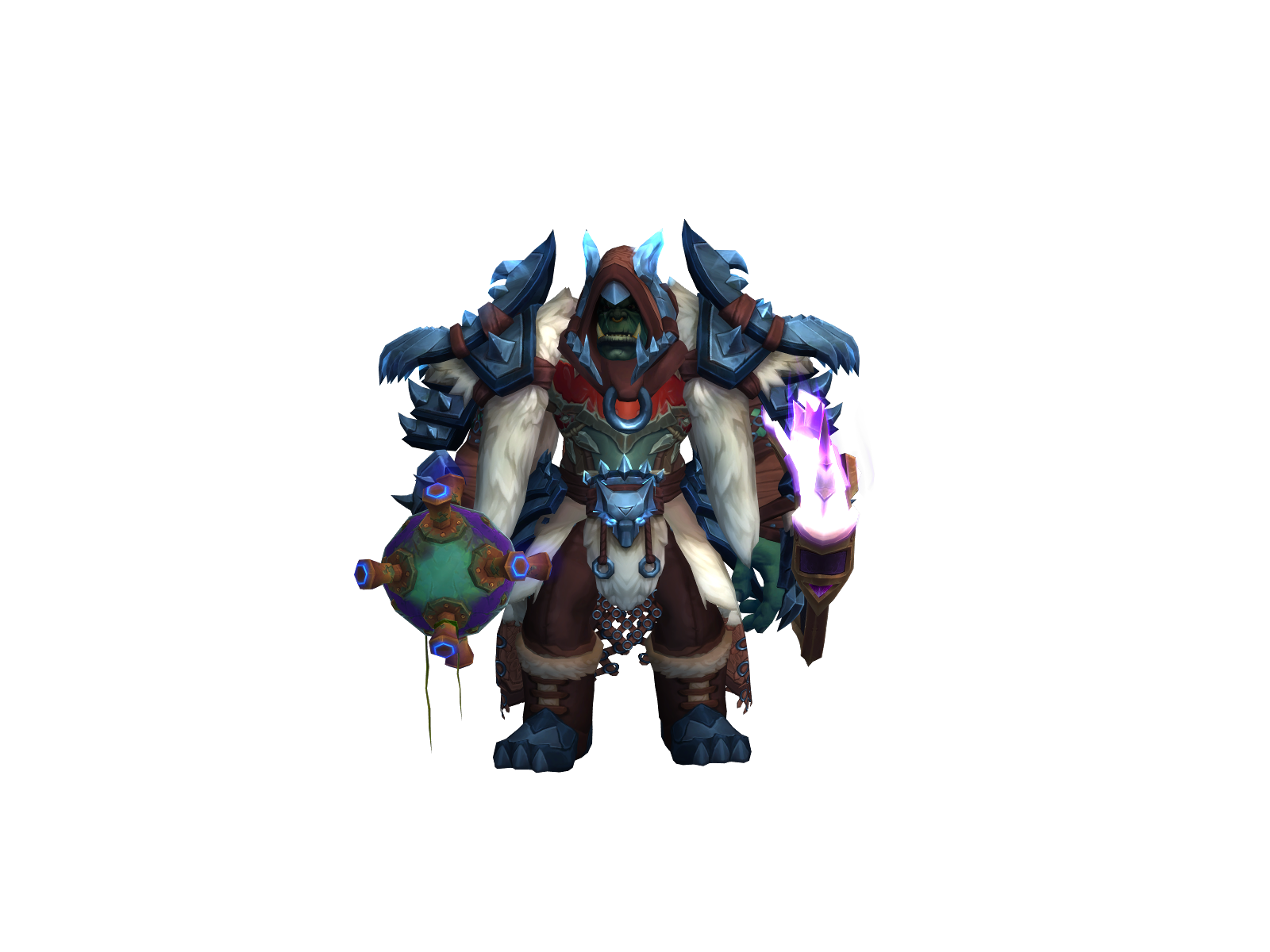Blackork 3D character render